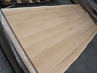 1x massief eiken tafelblad boomstameffect 2m40 - afbeelding 2 van  4