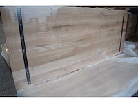 1x massief eiken tafelblad boomstameffect 2m40 - afbeelding 4 van  4