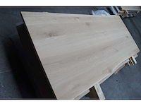 1x massief eiken tafelblad boomstameffect 2m40 - afbeelding 3 van  3