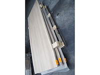 1x massief eiken tafelblad boomstameffect 2m40 - afbeelding 2 van  4