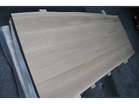 1x massief eiken tafelblad boomstameffect 2m40 - afbeelding 4 van  4