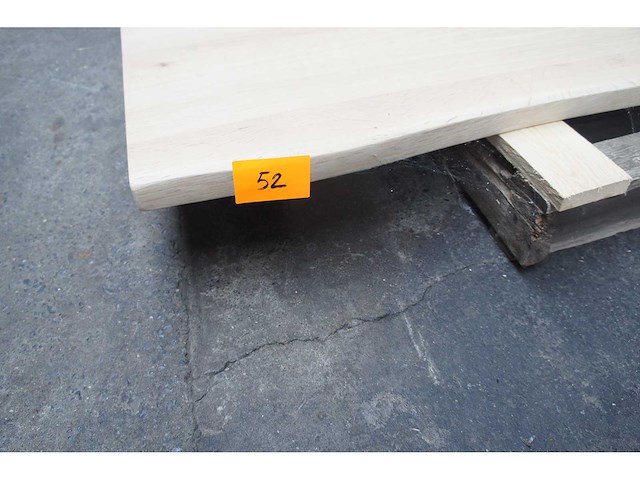 1x massief eiken tafelblad boomstameffect 2m40 - afbeelding 2 van  3