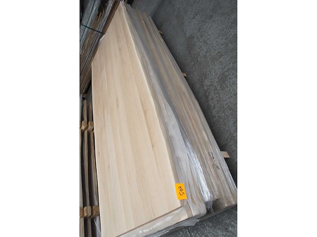 1x massief eiken tafelblad boomstameffect 2m40 - afbeelding 4 van  4