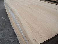1x massief eiken tafelblad boomstameffect 2m50 - afbeelding 3 van  4