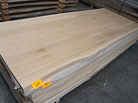 1x massief eiken tafelblad boomstameffect 2m50 - afbeelding 1 van  4
