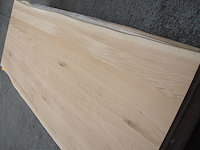 1x massief eiken tafelblad boomstameffect 2m50 - afbeelding 3 van  4