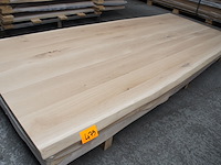 1x massief eiken tafelblad boomstameffect 2m50 - afbeelding 1 van  4