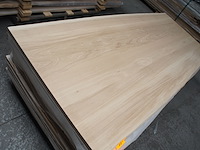 1x massief eiken tafelblad boomstameffect 2m50 - afbeelding 2 van  4