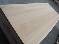 1x massief eiken tafelblad boomstameffect 2m50 - afbeelding 3 van  4