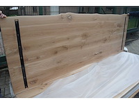 1x massief eiken tafelblad boomstameffect 3m - afbeelding 3 van  3