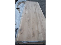 1x massief eiken tafelblad boomstameffect 3m - afbeelding 2 van  6