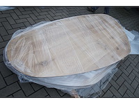 1x massief eiken tafelblad organisch 2m40 - afbeelding 3 van  3