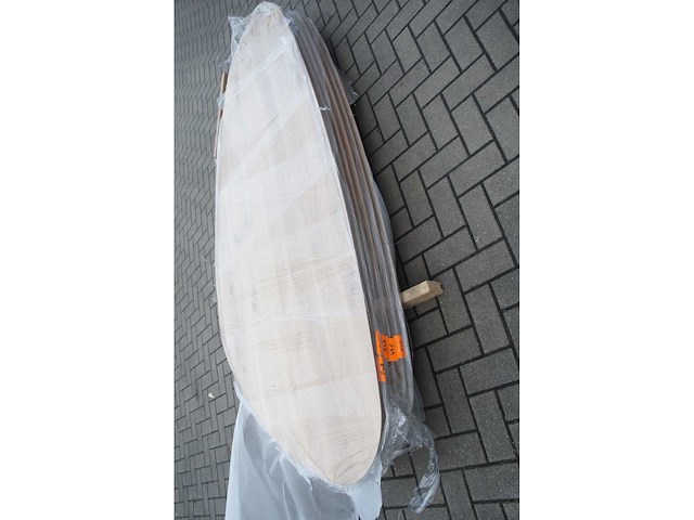 1x massief eiken tafelblad organisch 2m40 - afbeelding 1 van  4