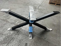 1x metalen onderstel "matrix" groot - afbeelding 1 van  3