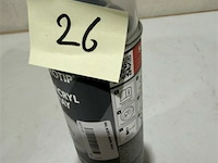 1x motip acryl glanzend chocoladebruin ral8017 400ml (houdbaar tot 2034) - afbeelding 3 van  3