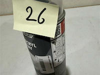 1x motip acryl glanzend chocoladebruin ral8017 400ml (houdbaar tot 2034) - afbeelding 3 van  3