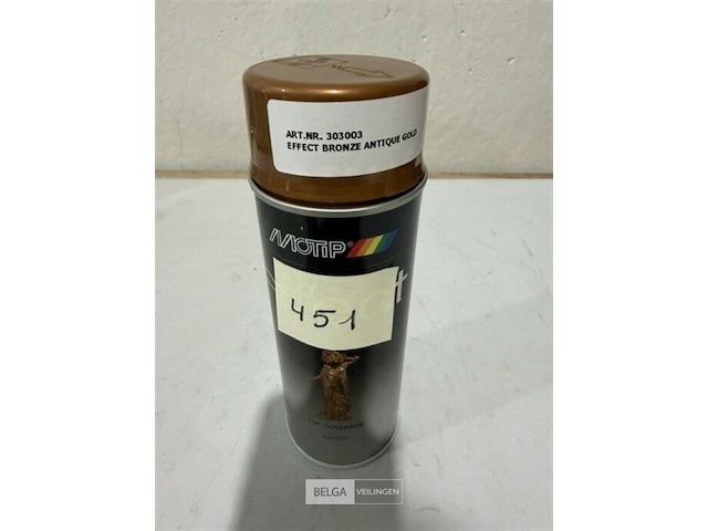 1x motip effect bronze antique gold 400ml houdbaar tot 2033 - afbeelding 2 van  3