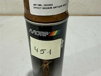 1x motip effect bronze antique gold 400ml houdbaar tot 2033 - afbeelding 1 van  3