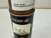 1x motip effect bronze antique gold 400ml houdbaar tot 2033 - afbeelding 3 van  3