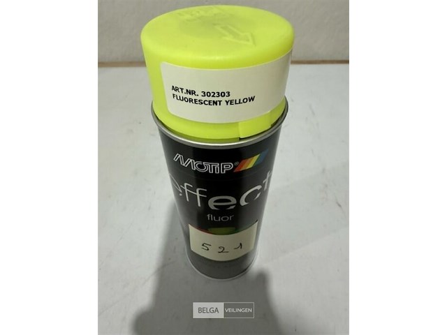 1x motip fluo geel 400ml houdbaar tot 2031 - afbeelding 3 van  3