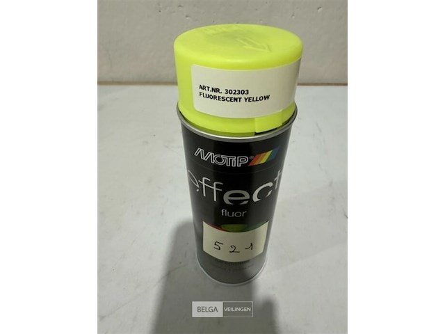 1x motip fluo geel 400ml houdbaar tot 2031 - afbeelding 2 van  3