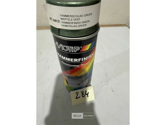 1x motip hammerfinish groen 400ml houdbaar tot 2030 - afbeelding 3 van  3