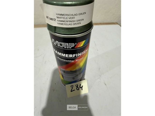 1x motip hammerfinish groen 400ml houdbaar tot 2030 - afbeelding 3 van  3