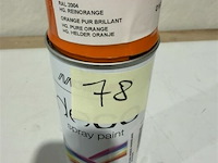 1x motip helder oranje ral2004 400ml (houdbaar tot 2034) - afbeelding 3 van  3