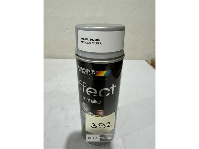 1x motip metalic silver 400 ml houdbaar tot 2032 - afbeelding 3 van  3