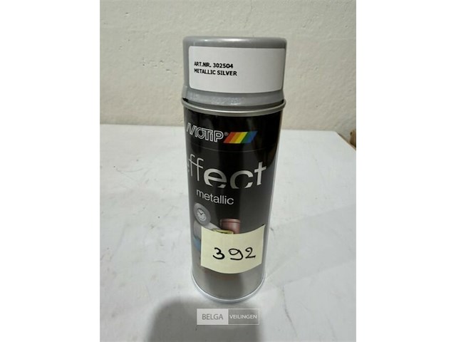 1x motip metalic silver 400 ml houdbaar tot 2032 - afbeelding 2 van  3