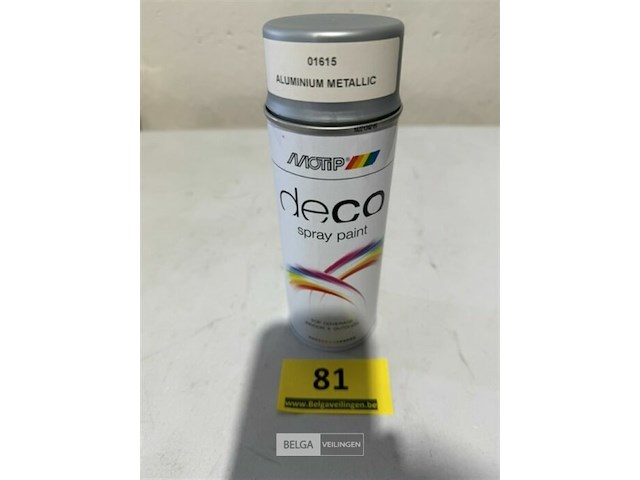 1x motip metallic aluminium 400ml (houdbaar tot 2034) - afbeelding 1 van  3
