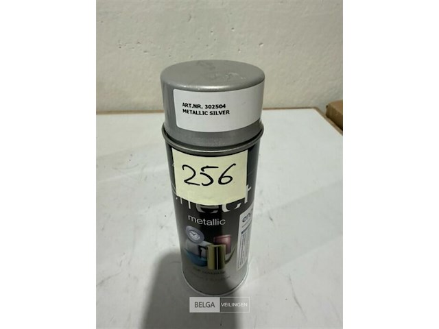 1x motip metallic zilver 400ml (houdbaar tot 2034) - afbeelding 3 van  3