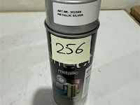 1x motip metallic zilver 400ml (houdbaar tot 2034) - afbeelding 1 van  3