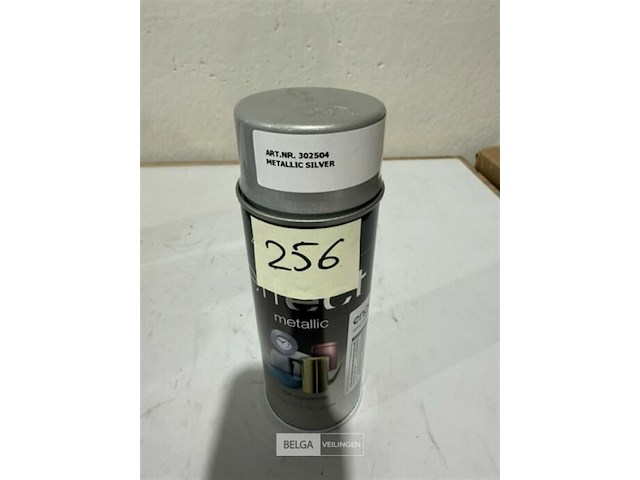 1x motip metallic zilver 400ml (houdbaar tot 2034) - afbeelding 3 van  3