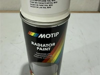 1x motip radiator paint ral 9010 400ml 2034 - afbeelding 2 van  3