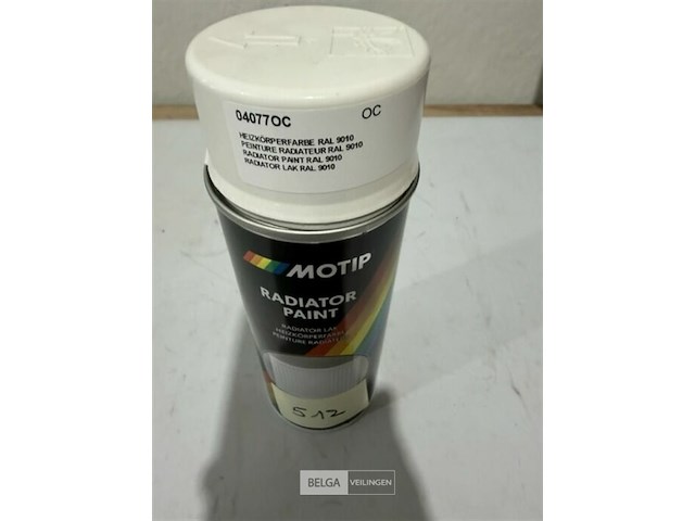 1x motip radiator paint ral 9010 400ml 2034 - afbeelding 3 van  3