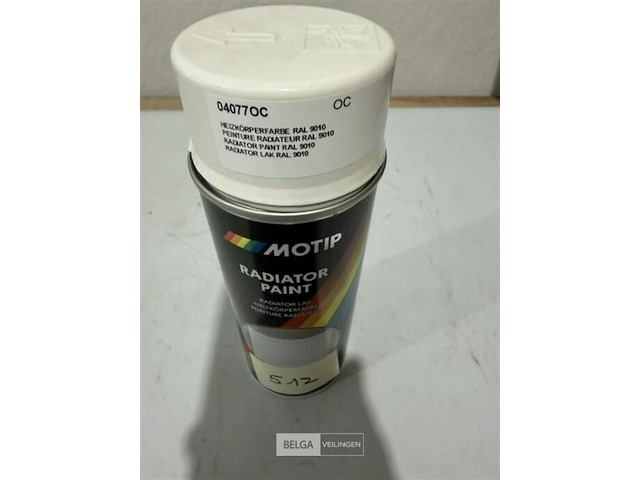 1x motip radiator paint ral 9010 400ml 2034 - afbeelding 3 van  3