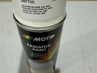 1x motip radiator paint ral 9010 400ml 2034 - afbeelding 3 van  3