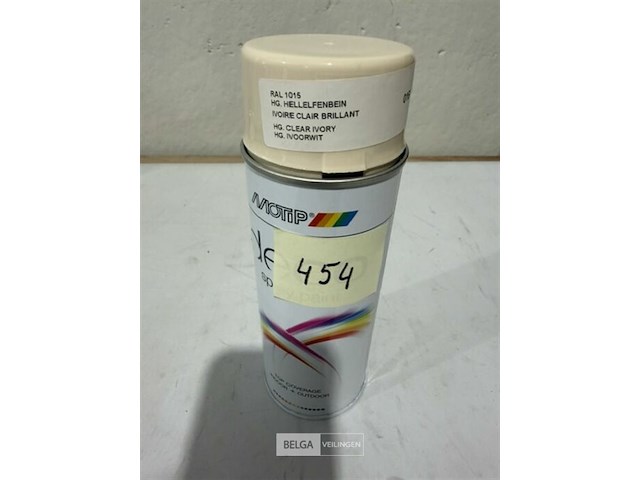 1x motip ral 1015 ivoorwit 400ml houdbaar tot 2034 - afbeelding 1 van  3
