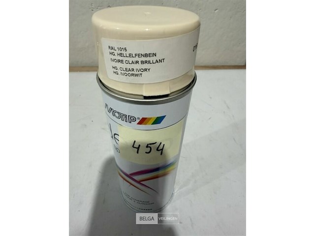1x motip ral 1015 ivoorwit 400ml houdbaar tot 2034 - afbeelding 3 van  3