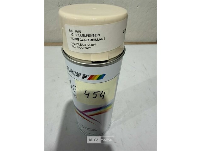 1x motip ral 1015 ivoorwit 400ml houdbaar tot 2034 - afbeelding 3 van  3