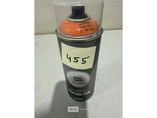1x motip ral 2008 rood oranje 400ml houdbaar tot 2034 - afbeelding 2 van  3