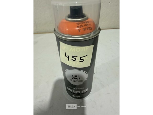 1x motip ral 2008 rood oranje 400ml houdbaar tot 2034 - afbeelding 2 van  3