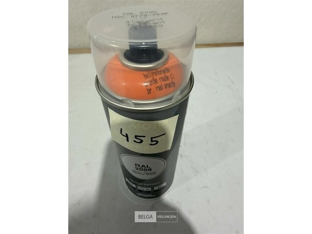 1x motip ral 2008 rood oranje 400ml houdbaar tot 2034 - afbeelding 3 van  3