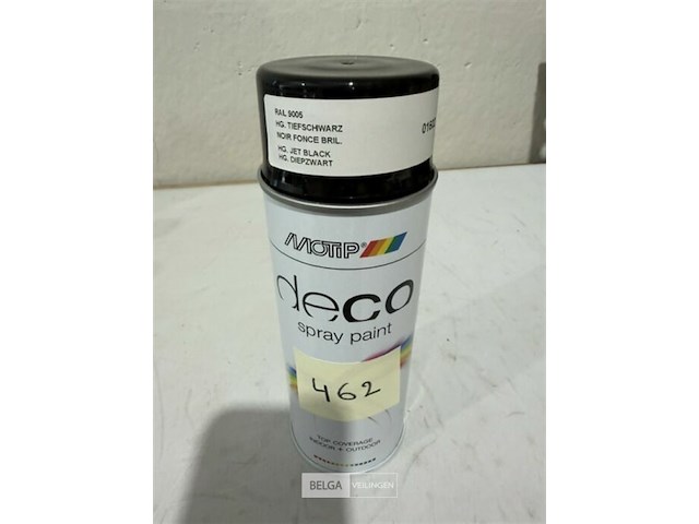1x motip ral 9005 diepzwart 400ml houdbaar tot 2035 - afbeelding 2 van  3
