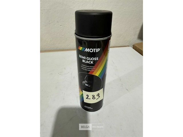 1x motip zijdeglans zwart 500ml houdbaar tot 2035 - afbeelding 1 van  3