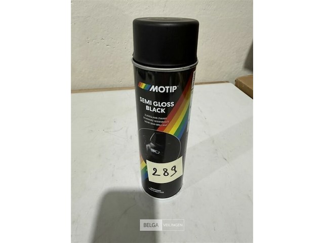1x motip zijdeglans zwart 500ml houdbaar tot 2035 - afbeelding 1 van  3