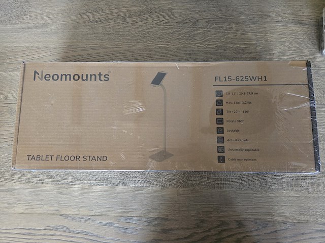 1x neomounts tablethouder vloerstand - afbeelding 1 van  2