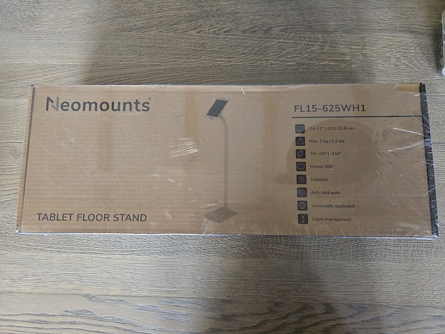 1x neomounts tablethouder vloerstand - afbeelding 1 van  2