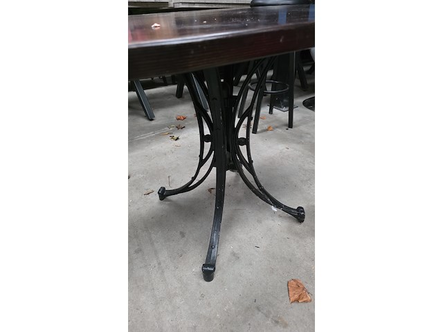 1x ovale bistrotafel 120cm - afbeelding 2 van  2